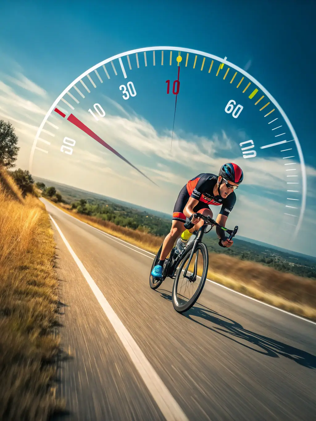 Cyclists participating in a competitive cycling event organized by the club, showcasing speed, endurance, and the spirit of competition.